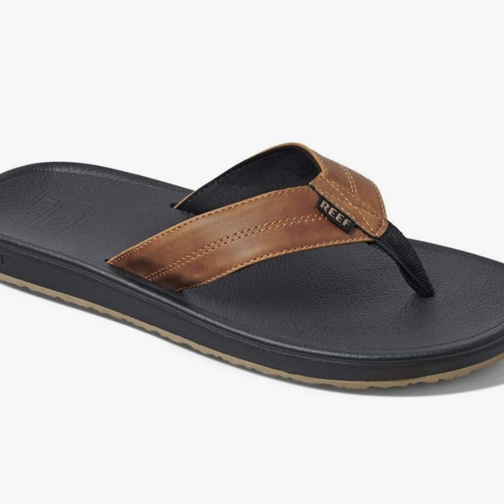 Reef Journeyer Flip-Flop Sandal- Black/Brown